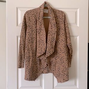 Abercrombie and Fitch cheetah cardigan sz M